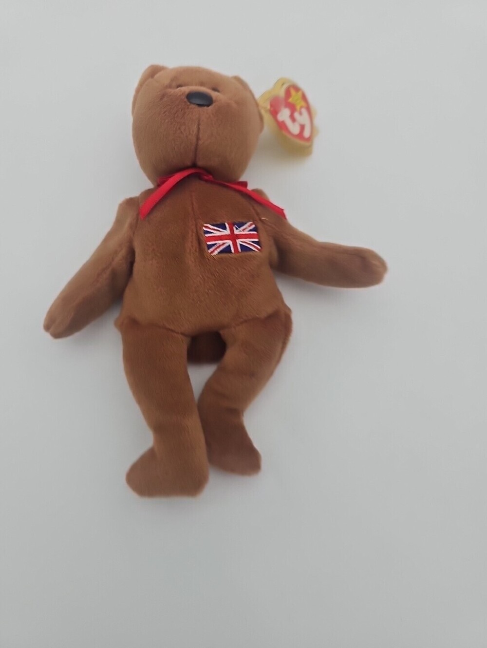 Britannia Bear - Retired Ty Beanie Baby - Made in Indonesia
